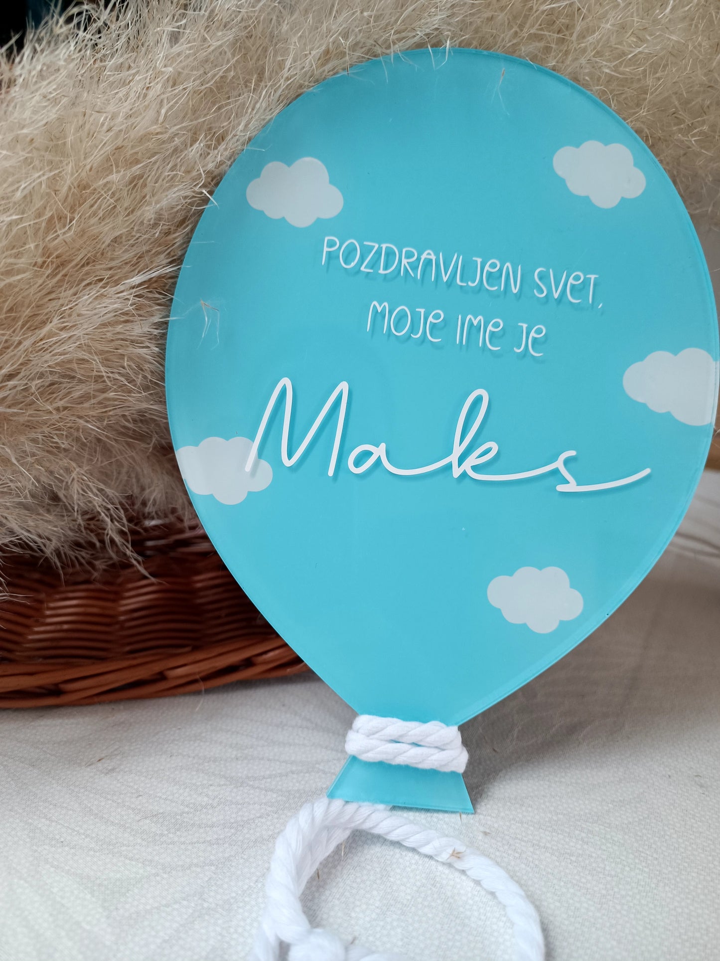 Akrilna oznanitvena plošča - BALON