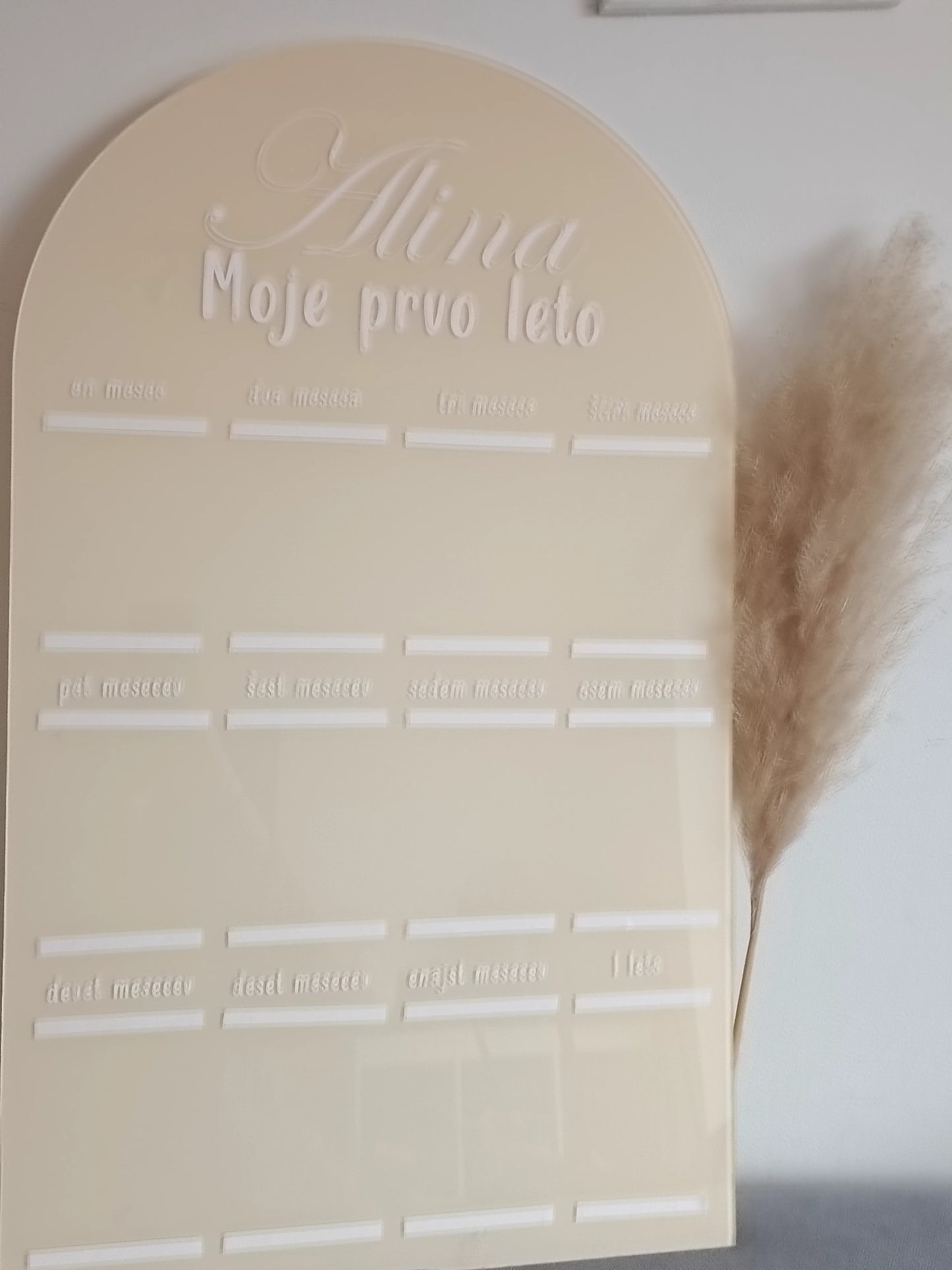 Akrilna tabla - Moje prvo leto