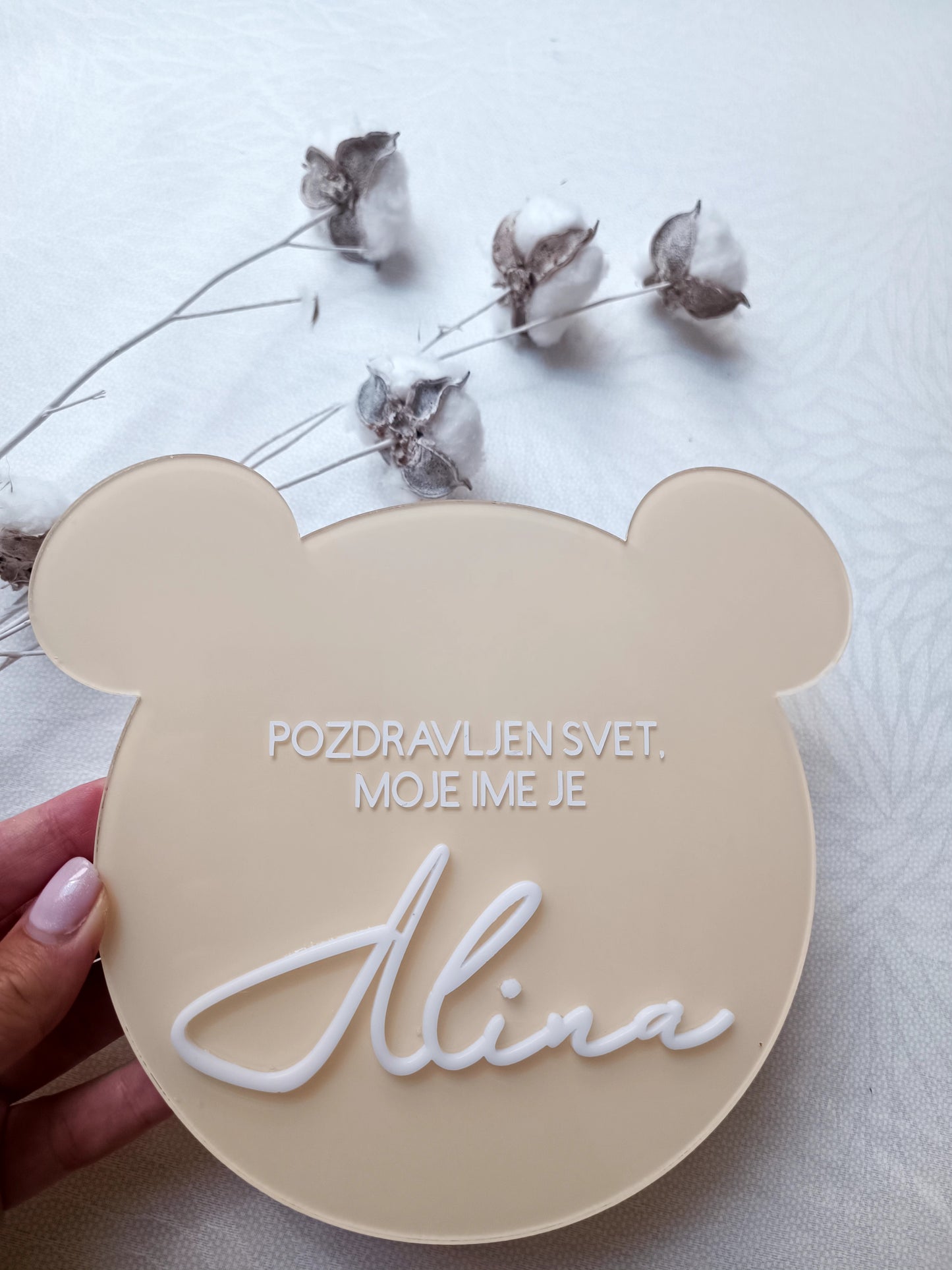 Akrilna oznanitvena plošča - MEDO