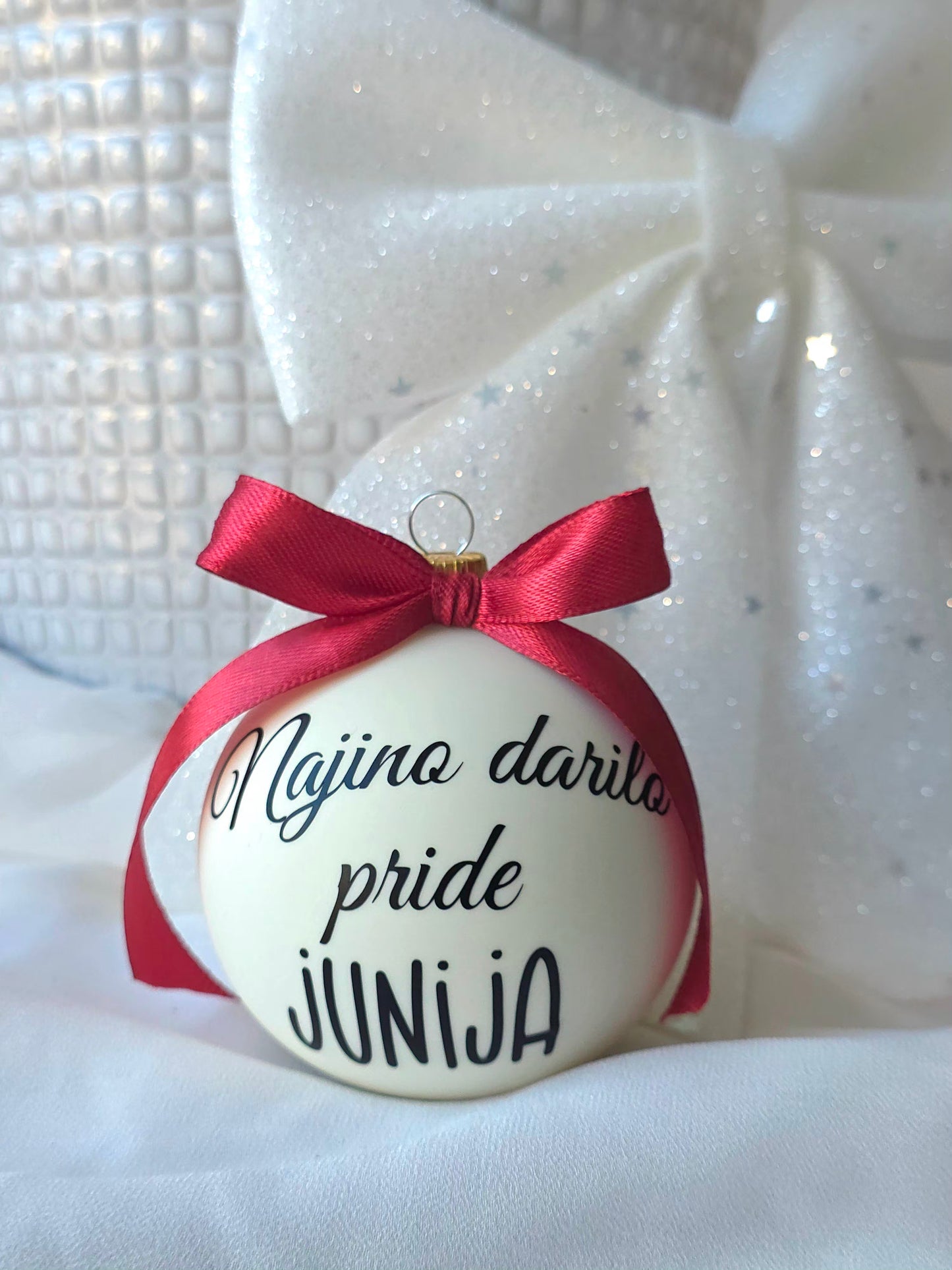 Božična steklena bunkica