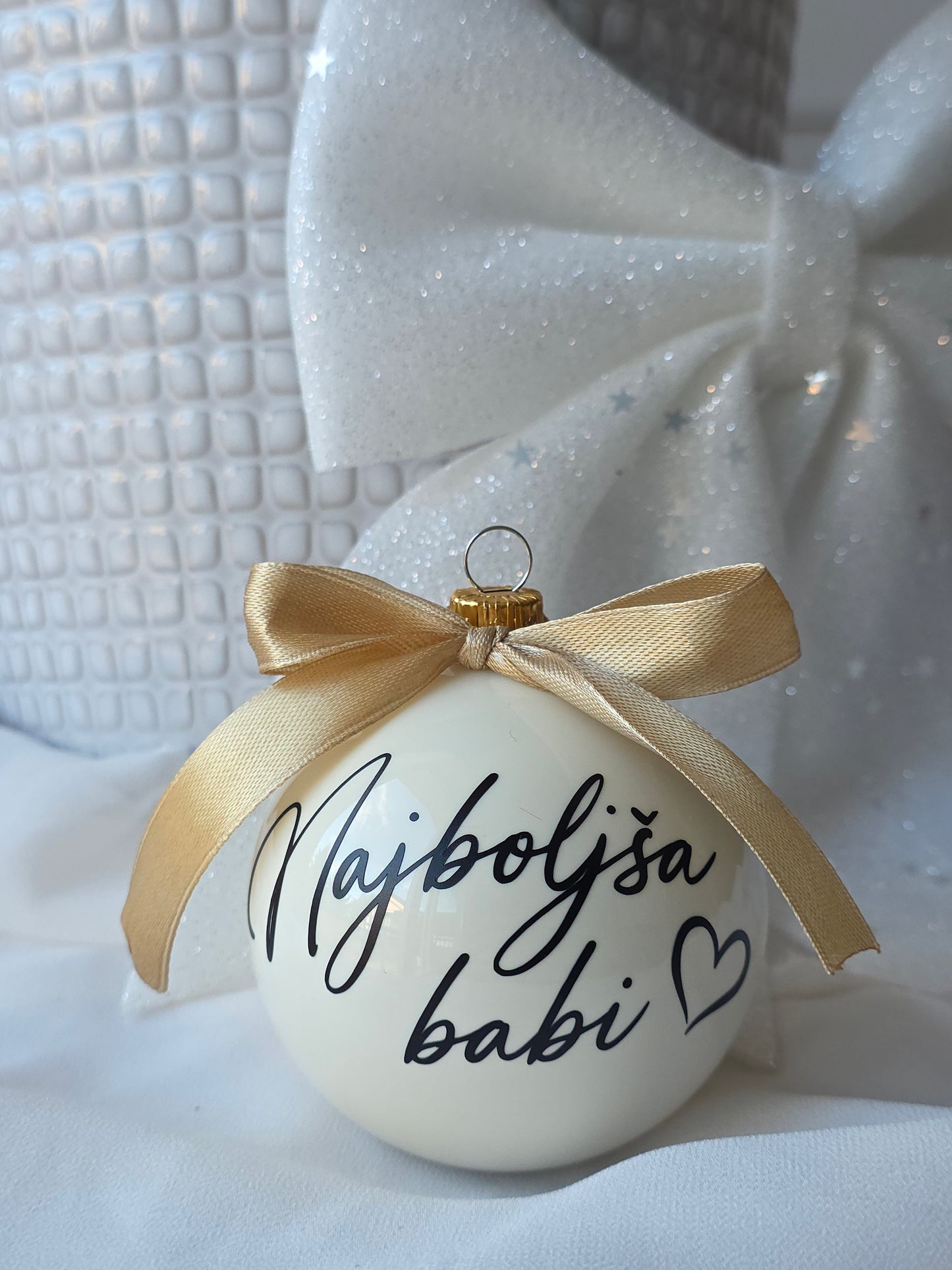 Božična steklena bunkica